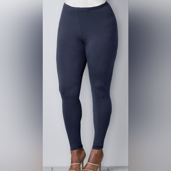 NWT Venus Women's Leggings size 1X - Navy Blue - Picture 2 of 3